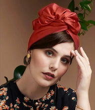 Load image into Gallery viewer, Women Bonnet Turban Hat Solid Color With Iron Wire Make Beauty Hair Tyle Cross Headscarf Cap
