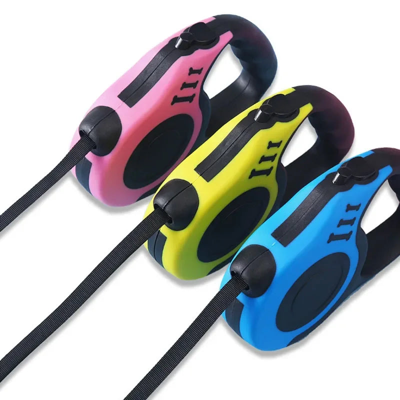 3M/5M Retractable Dog Leash Automatic Flexible Dog Puppy Cat Traction Rope Belt Dog Leash for Small Medium Dogs Pet Products