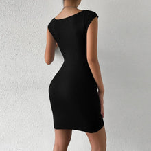 Load image into Gallery viewer, Sexy Solid Short Club Dress Ladies Summer Sleeveless Bodycon Dress Women Evening Party Tight Dresses Clubwear
