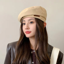 Load image into Gallery viewer, Elegant Woolen Beret Autumn Winter Women Men Retro Versatile Warm Hats Fashion British Style Painter Hats
