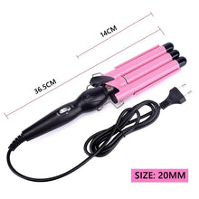 Load image into Gallery viewer, Professional Hair Curling Iron Ceramic Triple Barrel Hair Curler Irons Hair Wave Waver Styling Tools
