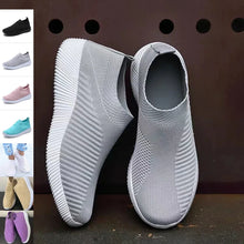 Load image into Gallery viewer, Women Casual Sport Sneaker Tennis Female Athletic Loafers Running Shoes Fabric Flat Shoes
