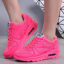 Load image into Gallery viewer, Fashion Air Wedge Platform Sneakers Women Korean Lace-up Casual Sports Shoes for Women
