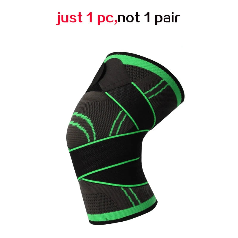 1 PCS Knee Pads Fitness Sports Knee Support Braces for Men Women Compression Elastic Nylon Training and Exercise Kneepad Sleeve