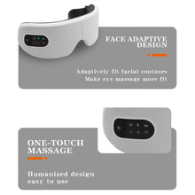 Load image into Gallery viewer, Smart USB Rechargeable Electric Eye Massager Air Pressure Hot Compress Massage Glasses
