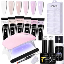 Load image into Gallery viewer, Nail Gel Set 6W LED Lamp Full Manicure Set Vernis Semi Permanent Quick Extension Nail Kit Gel Set For Nails Tool Kit
