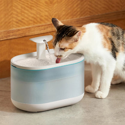 2.1L Automatic Cat Water Fountain, Ultra Quiet Pet water dispenser for Cats dogs,Two Flow Modes Drinking Fountain Cat Accessories