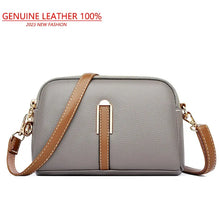 Load image into Gallery viewer, 100% Genuine Leather Shoulder bag Women Handbag Designer Cowhide Flap Bag Luxury Women&#39;s Messenger Bags
