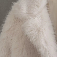 Load image into Gallery viewer, New women&#39;s fashion temperament versatile loose large lapel artificial fur effect coat
