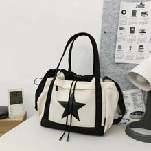 Load image into Gallery viewer, Personality Women Crossbody Bag Y2K Style Large Capacity Couple Shoulder Bag New Casual Nylon Tote Bag Luxury Drawstring Handbag
