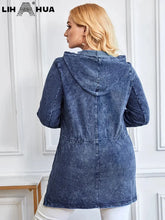 Load image into Gallery viewer, Women&#39;s Plus Size Denim Jacket Autumn Chic Elegant Jacket For Chubby Women
