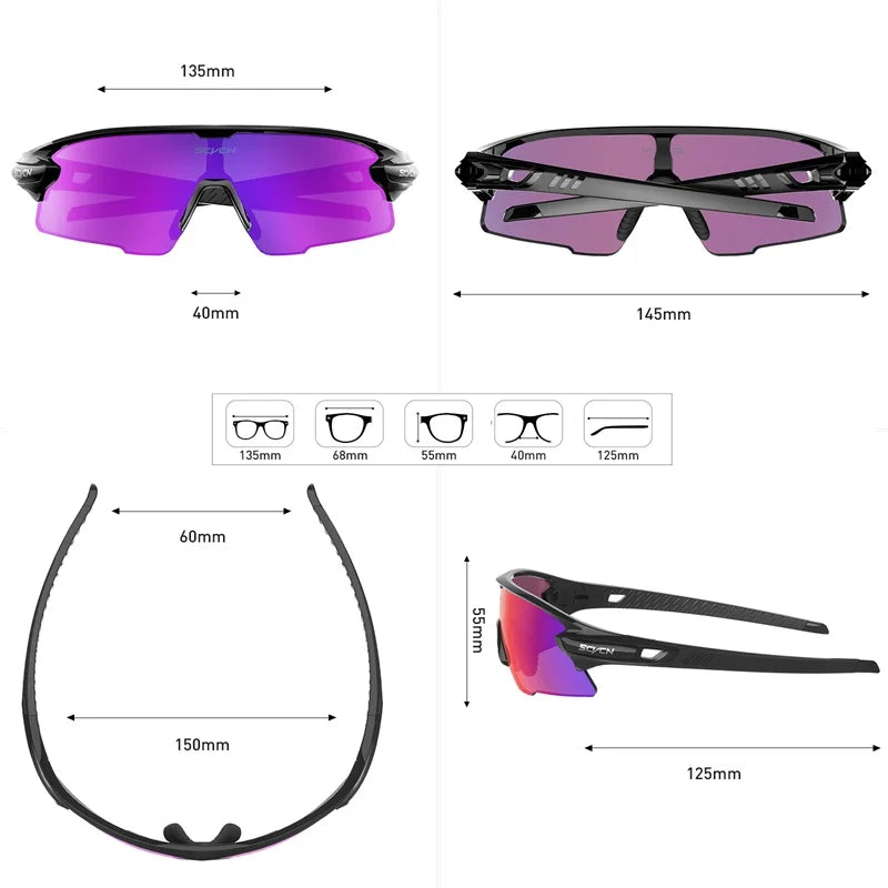 Polarized MTB Cycling Glasses UV400 Sports Runing Sunglasses Men’s Women Photochromic Bike Bicycle Goggles Fishing Eyewear