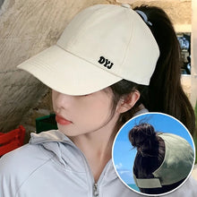 Load image into Gallery viewer, Summer Long Brim Sunhat Women Sun Hats Foldable Adjustable Outdoor Beach Bucket Hat
