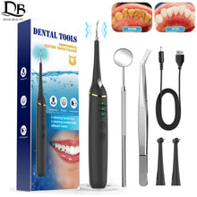 Load image into Gallery viewer, Electric Dental Calculus Remover Tooth Cleaner Portable Sonic Dental Scaler Tartar Plaque Stain Remover
