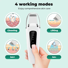 Load image into Gallery viewer, Ultrasonic Skin Scrubber Scrubber Deep Vibrate Facial Cleaner Shovel Face Scrubber Peeling Black Head Remover Facial Massager
