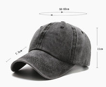 Load image into Gallery viewer, Bare Plate Washed Baseball Cap Outdoor Naked Travel Sunshade Sunscreen Hat Street Trendy Hat
