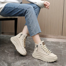 Load image into Gallery viewer, New Women Sneakers Luxury Fashion High Top Women Boots comfortable Platform Casual Shoes High Quality
