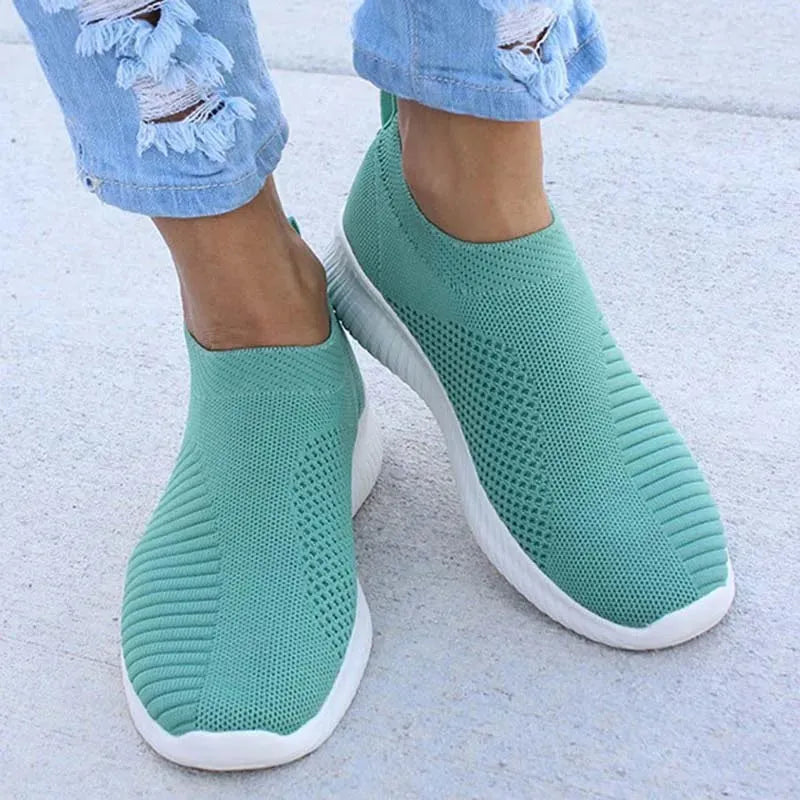 Women's Sports Shoes Flat Fashion Trainers Shoes Ladies New Running Soft Women Sneakers - Shop & Buy