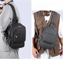 Load image into Gallery viewer, Multifunctional Chest Sling Bag Blocking Sling Backpack Crossbody Chest Bag Daypack for Hiking Travel
