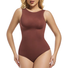 Load image into Gallery viewer, Seamless Bodysuit Women Shapewear Tummy Control Scoop Collar Tank Top U-Shape Backless Body Shaper Thongs Underwear
