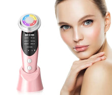 Load image into Gallery viewer, 7 in 1 Face Lift Device Microcurrent Skin Rejuvenation LED Facial Massager Light Therapy
