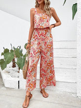 Load image into Gallery viewer, Elegant Long Jumpsuit Women Sexy Backless Wide Leg Jumpsuits Casual Sleeveless Floral Rompers
