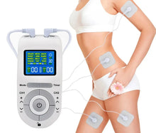 Load image into Gallery viewer, 12 Modes Tens Machine Unit 4 Electrode Pads for Pain Relief Pulse Massage
