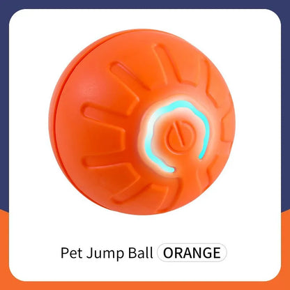 Smart Dog-Cat Toy Ball Electronic Interactive Pet Toy Moving Ball USB Automatic Moving Bouncing for Puppy Birthday Gift Cat Products