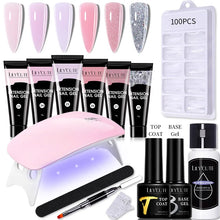 Load image into Gallery viewer, Nail Gel Set 6W LED Lamp Full Manicure Set Vernis Semi Permanent Quick Extension Nail Kit Gel Set For Nails Tool Kit
