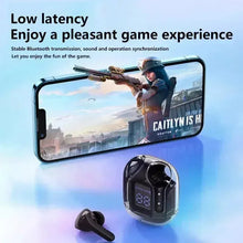 Load image into Gallery viewer, T2 tws Wireless Bluetooth Headset Transparent ENC Headphones LED Power Digital Display Stereo Sound Earphones for all smartphone
