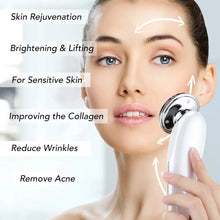 Load image into Gallery viewer, 7 in 1 Face Lift Device Microcurrent Skin Rejuvenation LED Facial Massager Light Therapy
