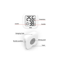 Load image into Gallery viewer, LCD Digital Thermometer Hygrometer Indoor Room Electronic Temperature Humidity Meter Sensor Gauge Weather Station For Home
