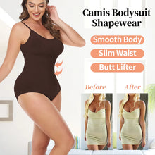 Load image into Gallery viewer, Seamless Sleeveless V-Neck Bodysuit Shapewear Women Tummy Control Body Shaper Butt Lifter Camisole Vest Top Slimming Waist
