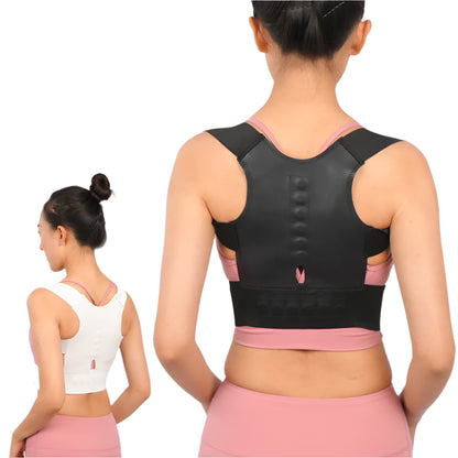 Back Posture Corrector Adjustable Magnetic Shoulder Corrective Therapy Corset Brace Belt Lumbar Support