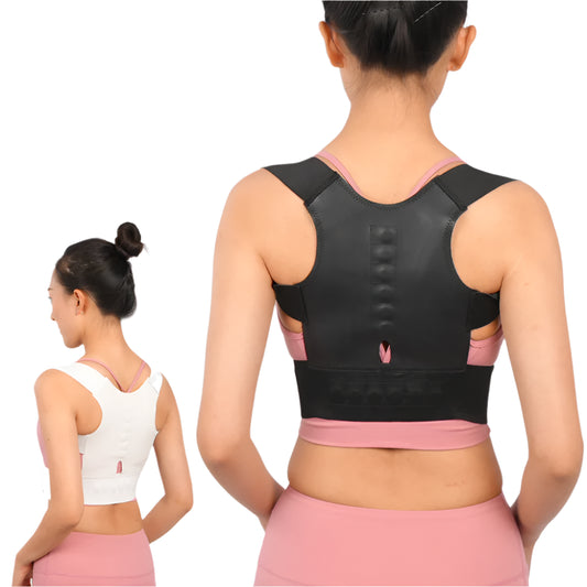 Back Posture Corrector Adjustable Magnetic Shoulder Corrective Therapy Corset Brace Belt Lumbar Support