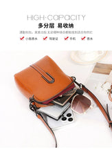 Load image into Gallery viewer, Summer Phone Bag Women&#39;s Oil Wax Cowhide Leather Crossbody Bag Fashionable and Casual Shoulder Bags
