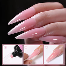 Load image into Gallery viewer, 4PCs/Set Nail Extension UV Nail Gels Set Clear Nude Semi-permanent Quick Extension Set Nail Art Acrylic Gel Polish
