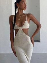 Load image into Gallery viewer, Spaghetti Strap Sexy Backless Maxi Dress Summer Holiday Women Dresses Party Club Elegant
