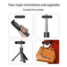 Load image into Gallery viewer, Bluetooth Wireless Selfie Stick Mini Tripod Extendable Monopod Remote Shutter For iPhone Samsung Xiaomi Phone Holder
