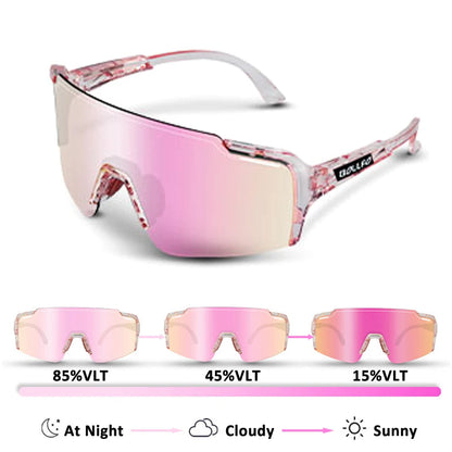 Photochromic Cycling Sunglasses Women Men UV400 Outdoor Sport Glasses Mountain Road Bike Bicycles Riding Eyewear Hiking Goggles