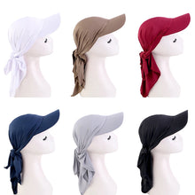 Load image into Gallery viewer, New Instant Hijabs Cap for Women Bonnet Voile Muslim Sun Hats Scarf Wrap Baseball Caps
