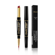 Load image into Gallery viewer, 2 In 1 Matte Lipstick Pencil Double Head Lip Liner Pen Red Nude Long Lasting Waterproof
