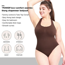 Load image into Gallery viewer, Seamless Bodysuit Women Shapewear Tummy Control Halter Neck Tank Top Backless Body Shaper Thongs Underwear Slim Waist Trainer
