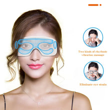 Load image into Gallery viewer, Smart USB Rechargeable Electric Eye Massager Air Pressure Hot Compress Massage Glasses
