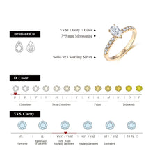 Load image into Gallery viewer, New 5*7mm Moissanite 10k Yellow Gold Pear Shape Engagement Ring
