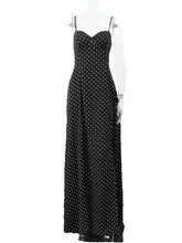 Load image into Gallery viewer, Polka Dot Printed Sleeveless Suspender Dress Summer Classic High-waist A-line Long Dresses
