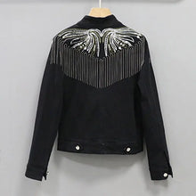 Load image into Gallery viewer, Women Jacket Coat Stage Performance Costumes Are Sparkling, Spring Autumn New Tassel Sequins Slim Handsome for External Wear
