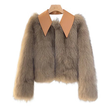 Load image into Gallery viewer, Women Fur Coat Autumn and Winter Jacket New Short Young Coat
