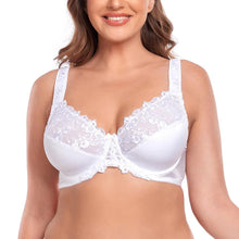 Load image into Gallery viewer, New Women Bras Plus Size Lace Bra Large Cup Minimizer Bra Non-Padded Underwire Lingerie - Shop &amp; Buy
