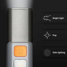 Load image into Gallery viewer, Strong Lighting ABS Flashlamp USB Charging Portable Outdoor Small Flashlight Camping Hanging Lamp
